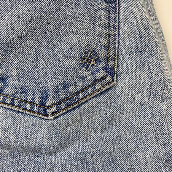 Lovers + Friends Womens Size 27 Light Blue Denim Shorts - Picture 6 of 7